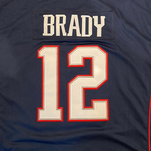 Nike NFL On Field Stitched Tom Brady New England Patriots Jersey Size XXL GOAT - Picture 10 of 12